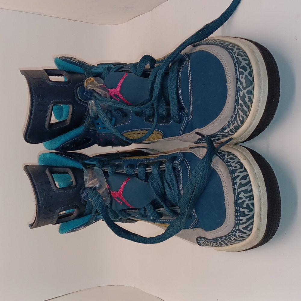 Nike Air Jordan Spiz'ike Space Blue Wolf Grey Teal Pink Men's 12 (315371-407)